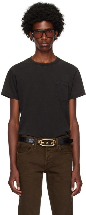 TOM FORD Gray Crewneck T-Shirt