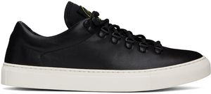 Stone Island Baskets S0101 noires en cuir