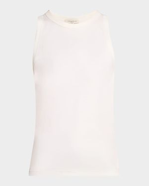 Swiss Cotton Rib Racerback Tank