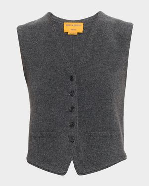 Tailored Cashmere Vest