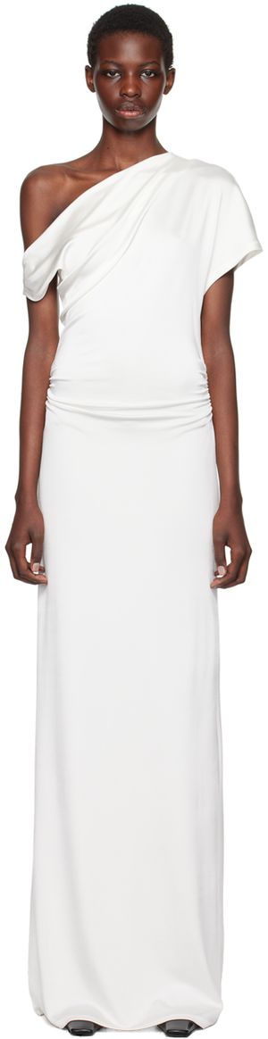 TOVE Off-White Inez Maxi Dress