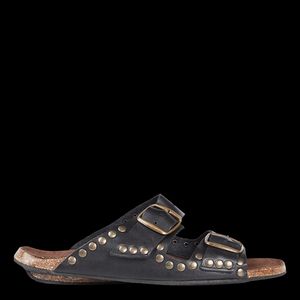 Bosabo - Sandales en cuir - Taille 41 - Noir