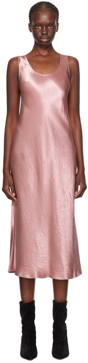 MM by Max Mara Pink Talete Midi Dress