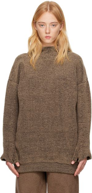 Isa Boulder Brown Towel Hoodie