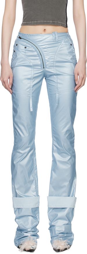 Ottolinger Blue Coated Open Back Trousers
