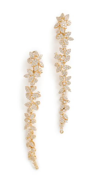 SHASHI Sierra Drop Earrings Gold One Size