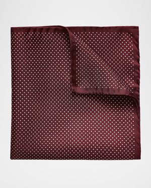 Men's Polka Dot Pocket Square