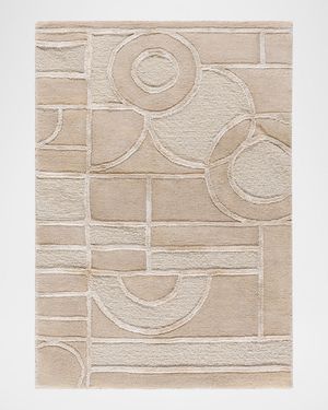 x Frank Lloyd Wright Foundation Transcendence Hand-Knotted Rug, 9' x 12'