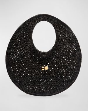 Le Rond Raffia Tote Bag