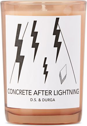 D.S. & DURGA Concrete After Lightning Candle, 7 oz