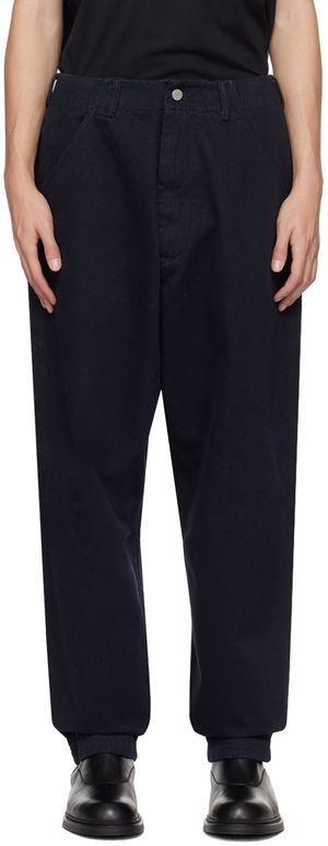 Emporio Armani Navy Loose-Fit Jeans