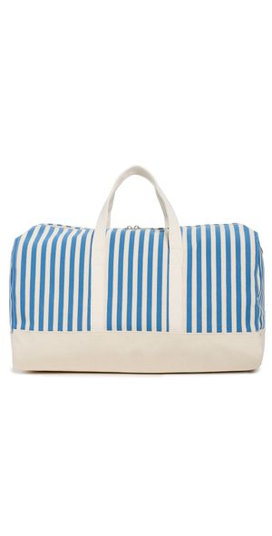 KULE The All Over Striped Duffle Bag Sand/Canvas Mini Stripe One Size