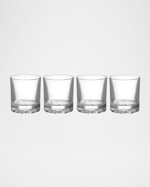 Carat Double Old Fashioned Glasses, Set of 4