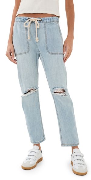 One Teaspoon Shabbies Drawstring Boyfriend Jeans Hustler L