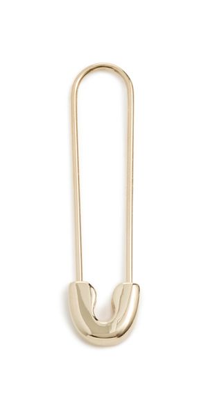 Zoe Chicco 14k Gold Safety Pin Single Earring Yellow Gold One Size