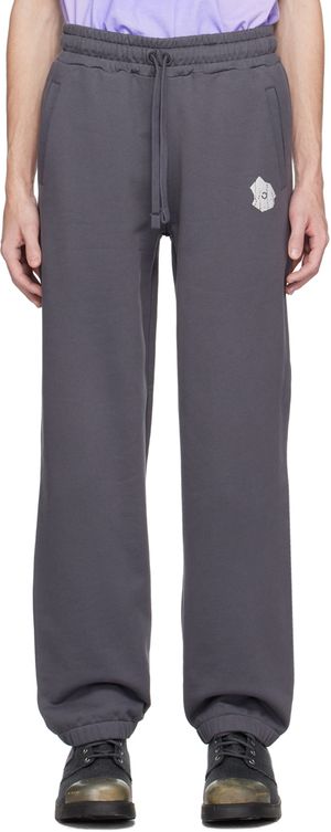 Objects IV Life Pantalon de survêtement gris à images à logo imprimées