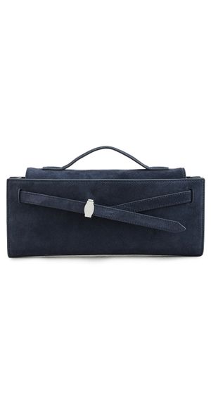Veronica Beard Suede Veronica Beard Dash Clutch Vb Navy One Size