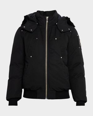 Men's Original Ballist Shearling Trim Bomber Jacket