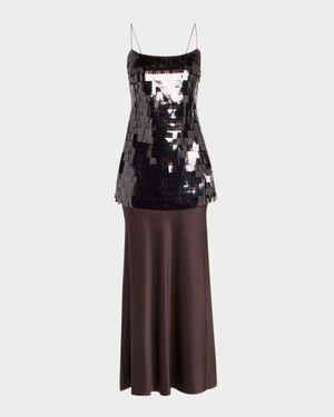 Mesa Sequined Maxi Dress