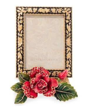 Night Bloom Rose Frame, 3" x 4"