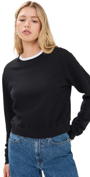 Cotton Citizen Milan Crew Jet Black S