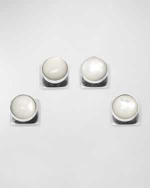 Men's Mother-of-Pearl Shirt Studs