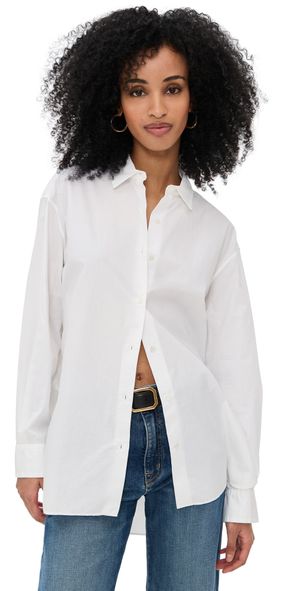 Nili Lotan Yorke Shirt White L