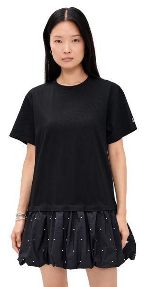 Sea Alberta Pearl T-Shirt Dress Black XXS