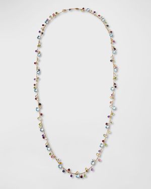 18K Yellow Gold Single-Strand Topaz Paradise Long Necklace, 36"L