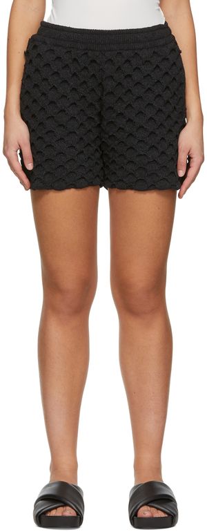 CFCL Black Oriel Paper Shorts