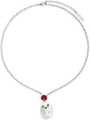 JIWINAIA SSENSE Exclusive Kids Silver Star Student Necklace
