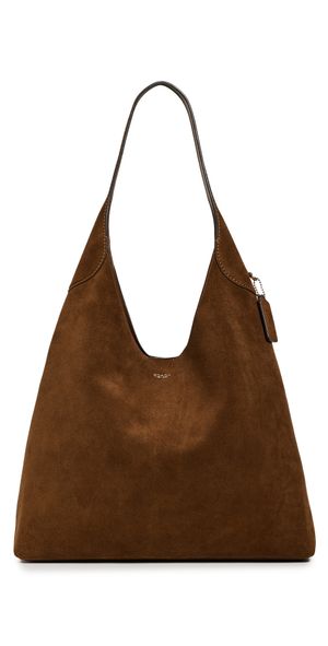 Coach Suede Brooklyn Shoulder Bag 39 B4/Warm Brown One Size