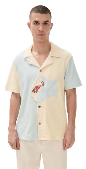 Tombolo Hermit Crabana Cabana Shirt Blue L