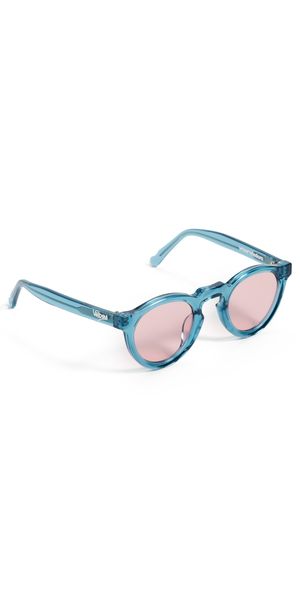 Wisdom Frame 27 Sunglasses Cyan One Size