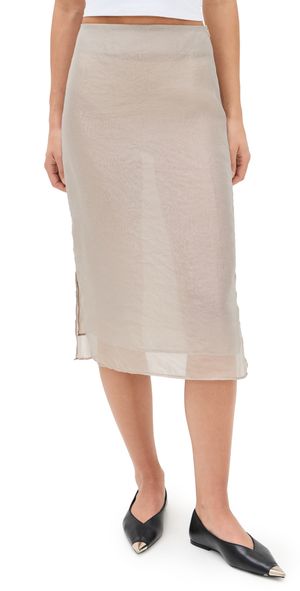 Lioness Paradise Midi Skirt Oyster M