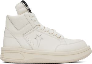 Rick Owens DRKSHDW White Converse Edition TURBOWPN Sneakers