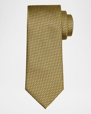 Men's Micro-Woven Silk Tie