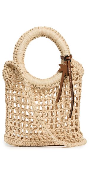 Manebi Net Crossbody Bag Natural One Size