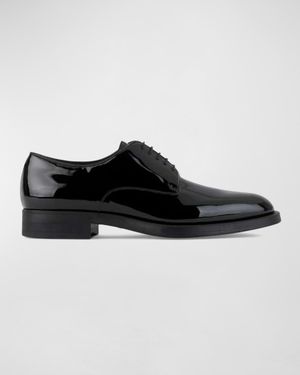 Men's Patent Leather Derby Shoes