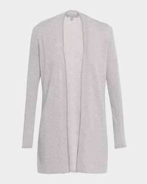 Cashmere Duster Cardigan with Chain Detail