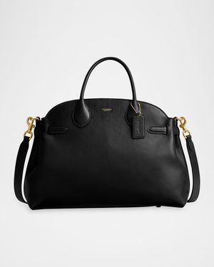 Empire 40 Carryall Leather Top-Handle Bag