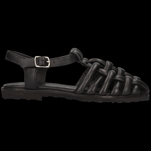 Melvin&hamilton - Sandales à talon plat - Taille 43 - Noir