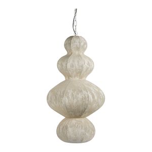 Blanc D'ivoire - Suspension sora en tissu et métal - crème - ø 49 x 84 cm - Taille Unique - Blanc