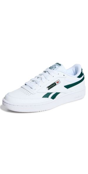 Reebok Club C Revenge Unisex Sneakers White/Collegiate Green M 10.5/ W 12