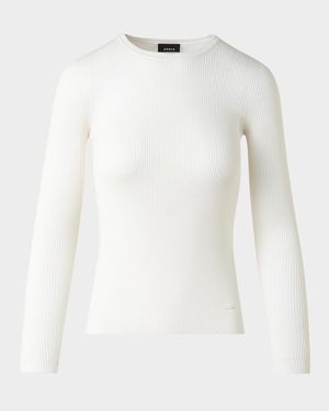 Fitted Rib-Knit Sweater