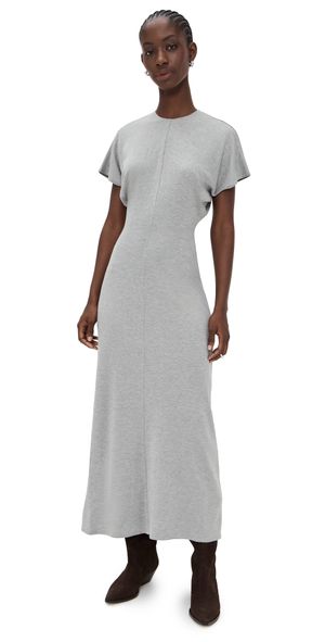 Polo Ralph Lauren Wool Jersey A Line Dress Grey XXL