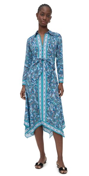 Shoshanna Adair Dress Blue Multi 6