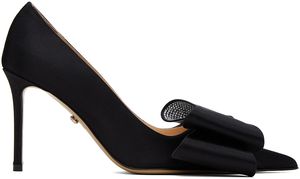 MACH & MACH Black 'Le Cadeau' Heels