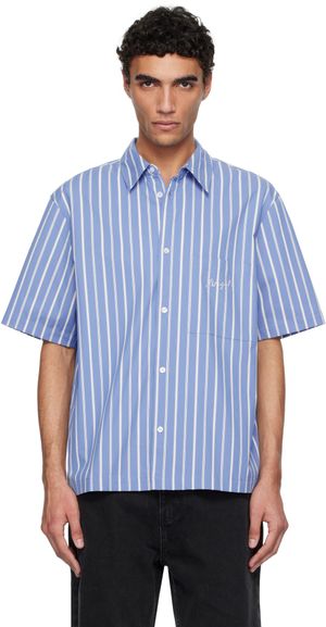 Axel Arigato Chemise Daily bleu et blanc