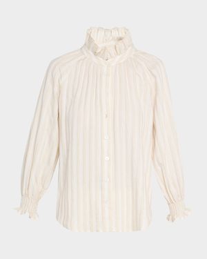 Fiona Striped Button-Down Shirt